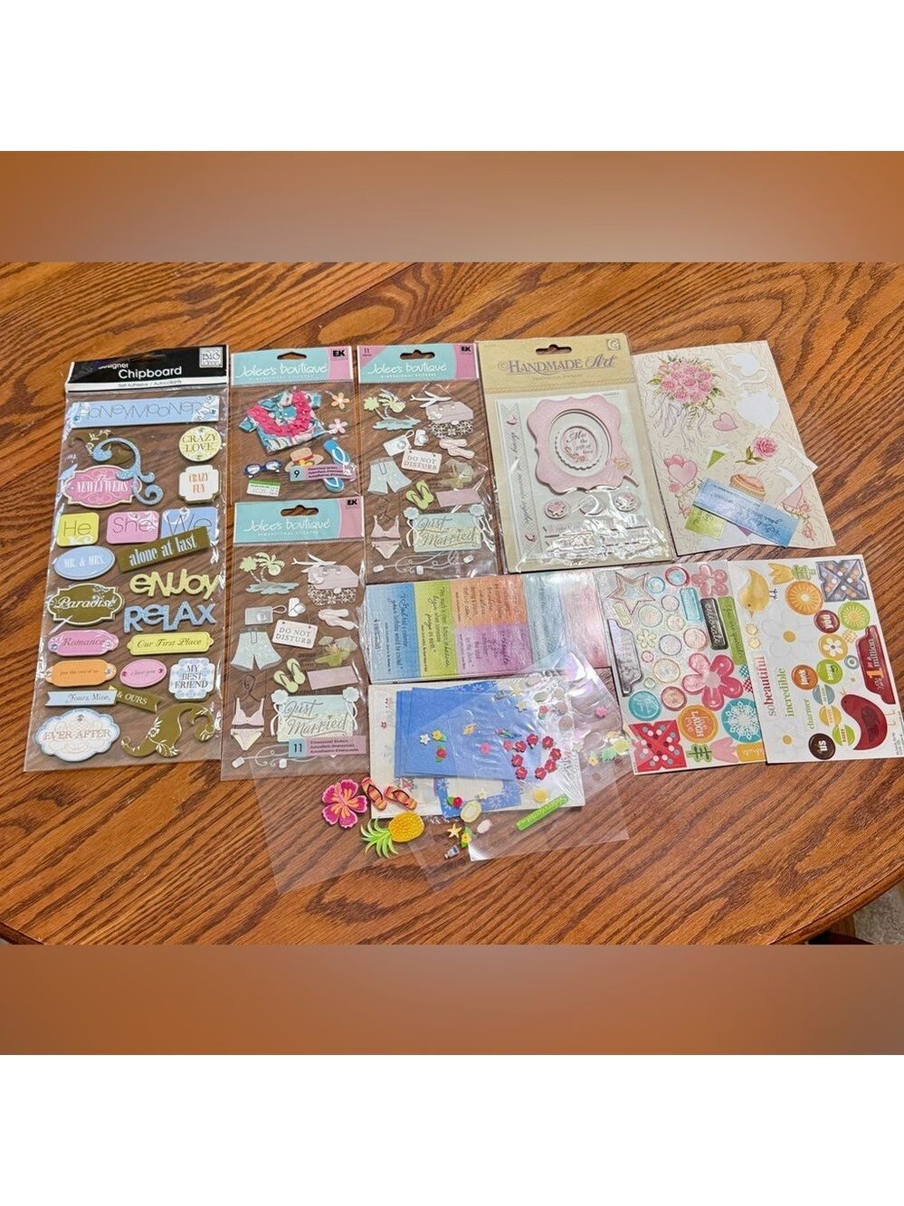Scrapbooking Sticker Bundle Lot